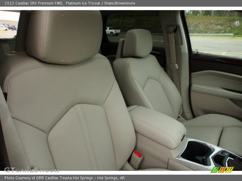 Platinum Ice Tricoat / Shale/Brownstone 2013 Cadillac SRX Premium FWD