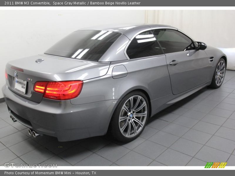 Space Gray Metallic / Bamboo Beige Novillo Leather 2011 BMW M3 Convertible