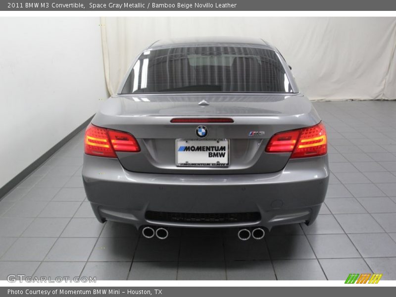 Space Gray Metallic / Bamboo Beige Novillo Leather 2011 BMW M3 Convertible