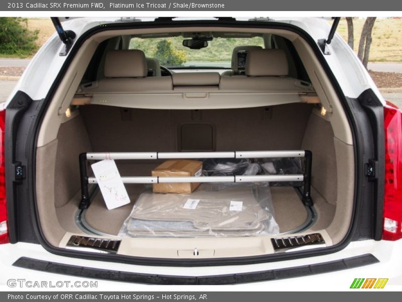 Platinum Ice Tricoat / Shale/Brownstone 2013 Cadillac SRX Premium FWD