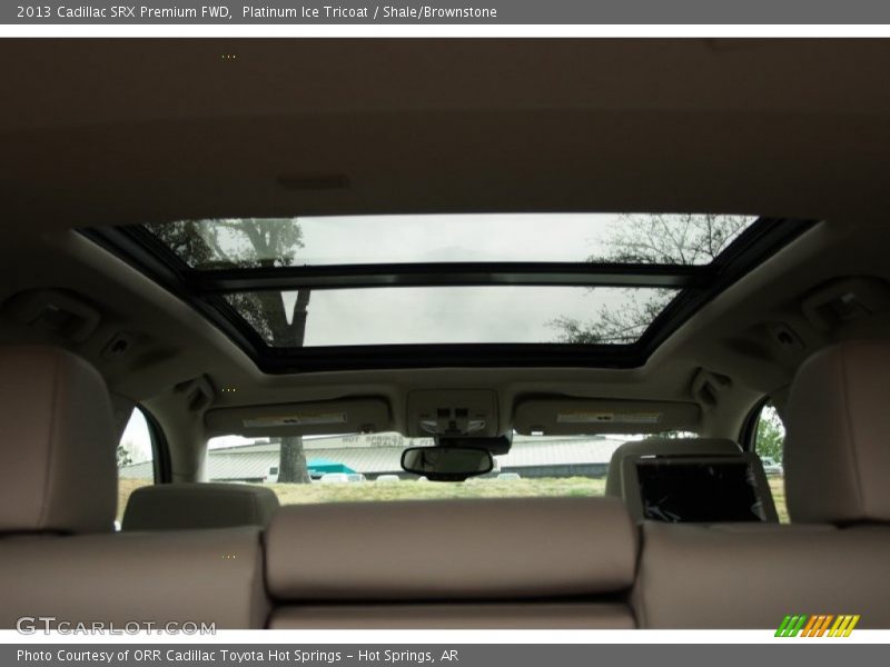 Platinum Ice Tricoat / Shale/Brownstone 2013 Cadillac SRX Premium FWD
