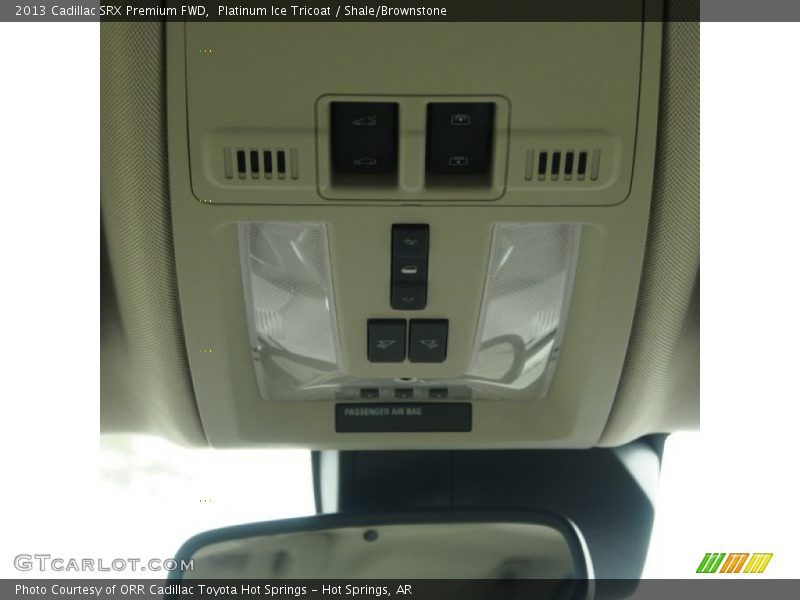 Platinum Ice Tricoat / Shale/Brownstone 2013 Cadillac SRX Premium FWD