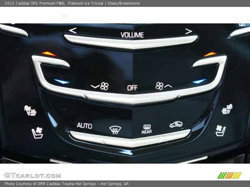 Platinum Ice Tricoat / Shale/Brownstone 2013 Cadillac SRX Premium FWD