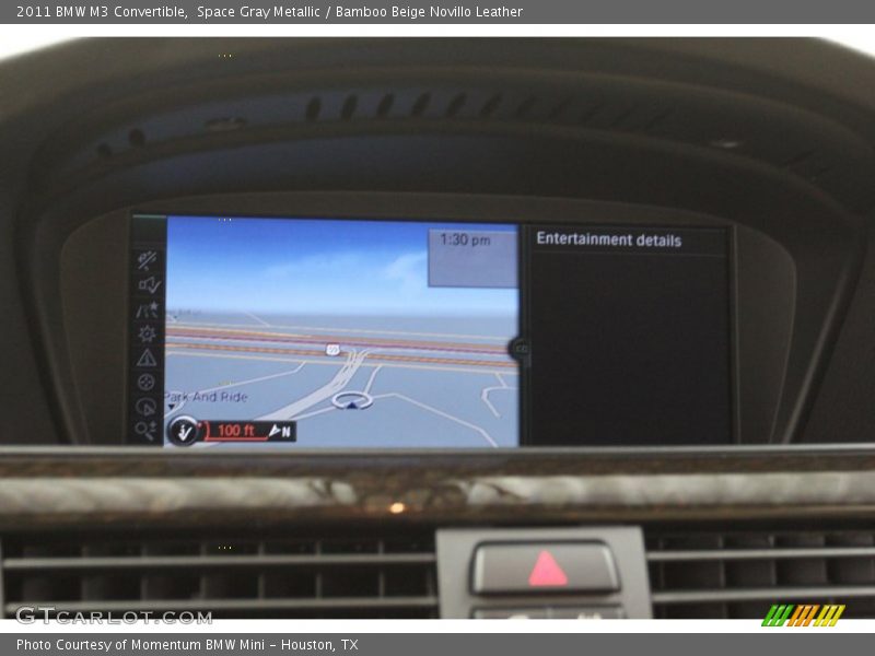 Space Gray Metallic / Bamboo Beige Novillo Leather 2011 BMW M3 Convertible