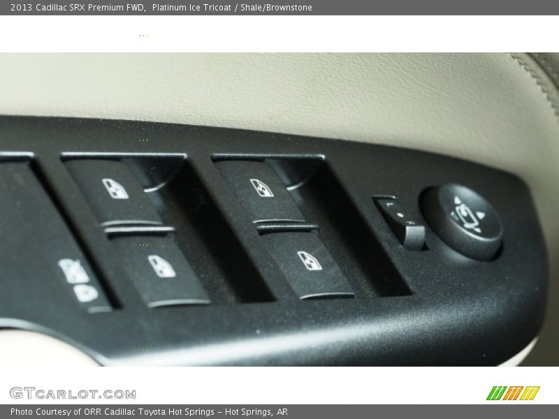 Platinum Ice Tricoat / Shale/Brownstone 2013 Cadillac SRX Premium FWD