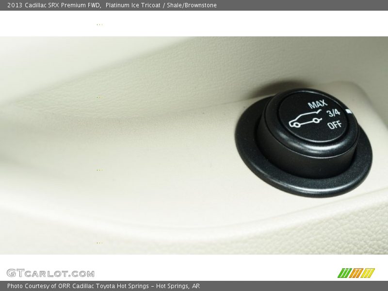Platinum Ice Tricoat / Shale/Brownstone 2013 Cadillac SRX Premium FWD