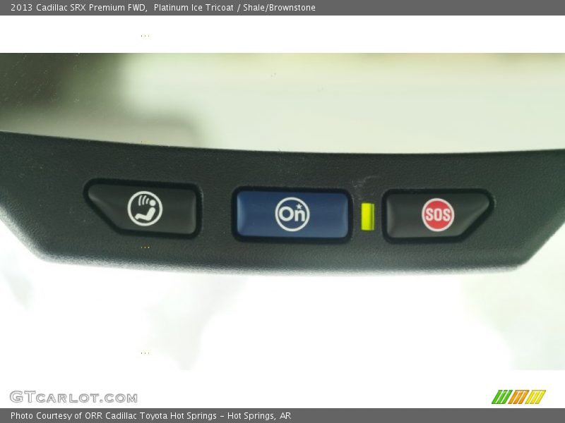 Platinum Ice Tricoat / Shale/Brownstone 2013 Cadillac SRX Premium FWD