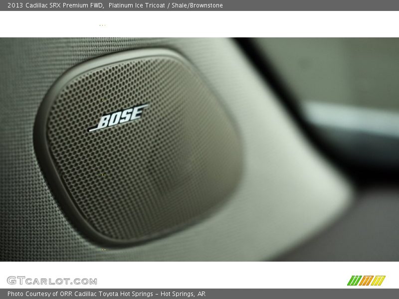 Platinum Ice Tricoat / Shale/Brownstone 2013 Cadillac SRX Premium FWD