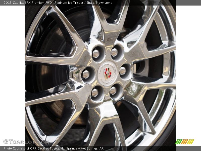 Platinum Ice Tricoat / Shale/Brownstone 2013 Cadillac SRX Premium FWD