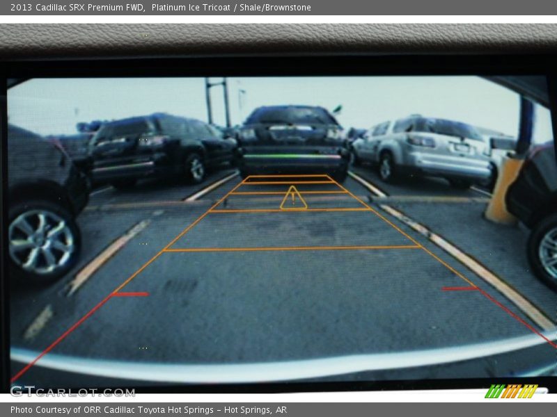Platinum Ice Tricoat / Shale/Brownstone 2013 Cadillac SRX Premium FWD