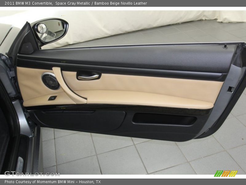 Space Gray Metallic / Bamboo Beige Novillo Leather 2011 BMW M3 Convertible