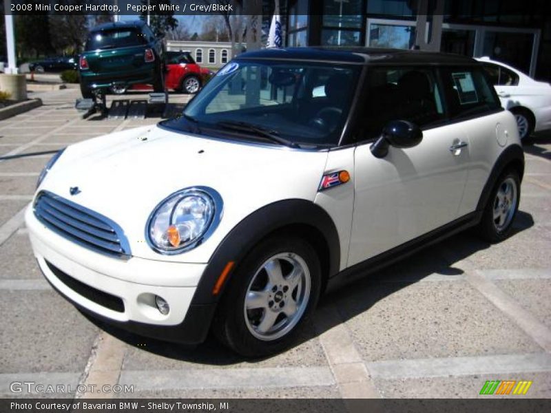 Pepper White / Grey/Black 2008 Mini Cooper Hardtop