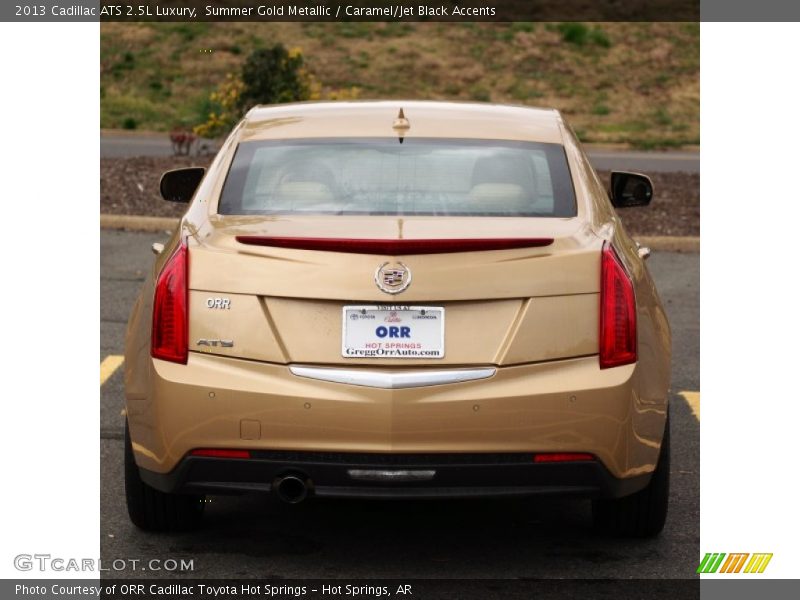 Summer Gold Metallic / Caramel/Jet Black Accents 2013 Cadillac ATS 2.5L Luxury