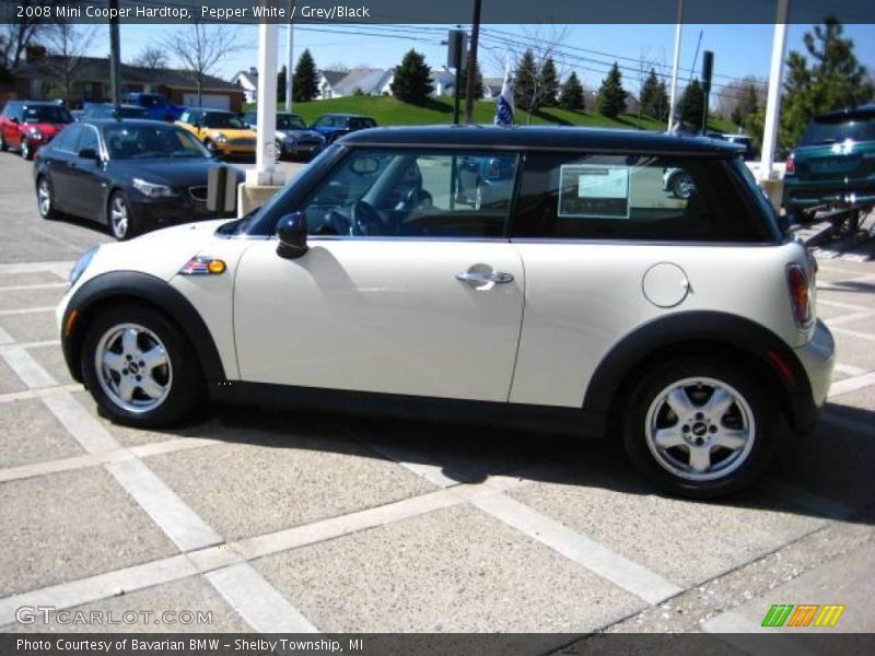 Pepper White / Grey/Black 2008 Mini Cooper Hardtop