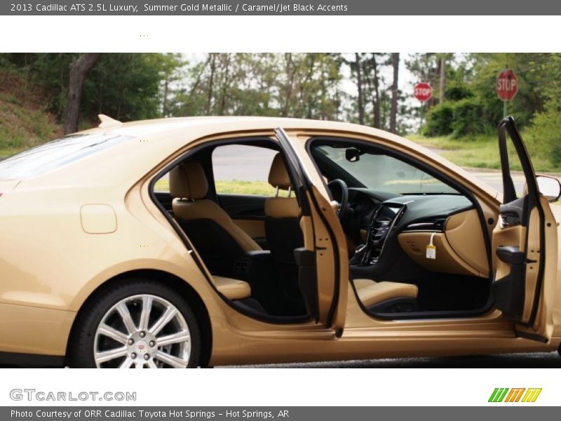 Summer Gold Metallic / Caramel/Jet Black Accents 2013 Cadillac ATS 2.5L Luxury
