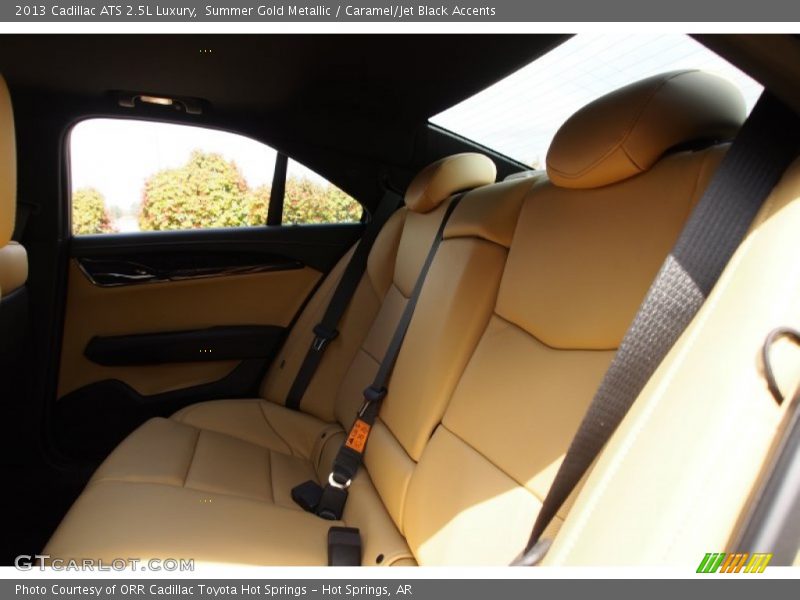 Summer Gold Metallic / Caramel/Jet Black Accents 2013 Cadillac ATS 2.5L Luxury