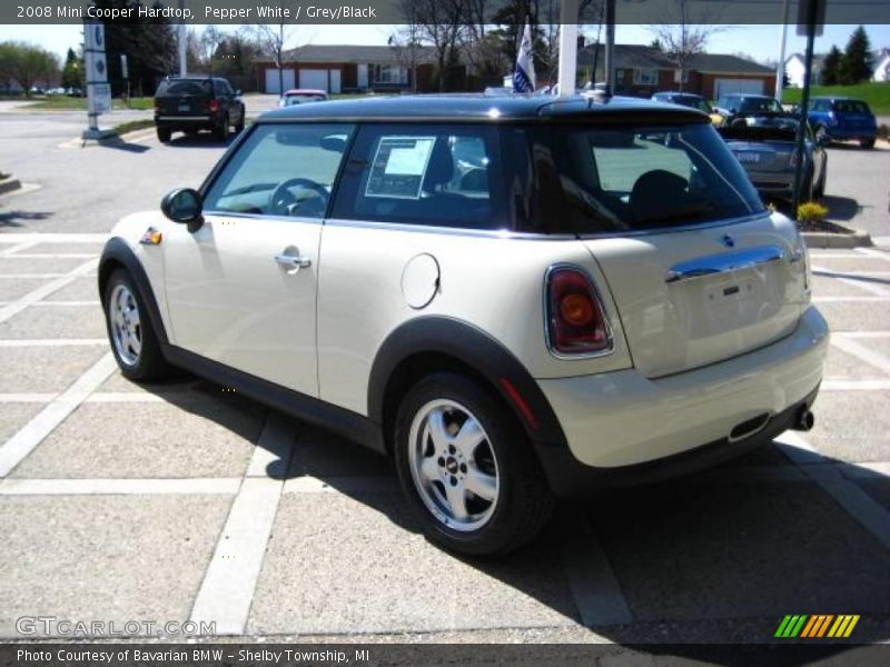 Pepper White / Grey/Black 2008 Mini Cooper Hardtop