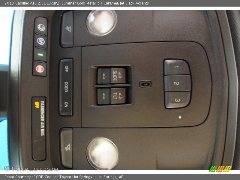 Summer Gold Metallic / Caramel/Jet Black Accents 2013 Cadillac ATS 2.5L Luxury