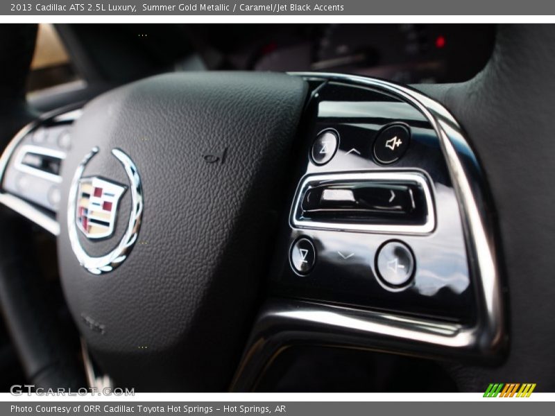Summer Gold Metallic / Caramel/Jet Black Accents 2013 Cadillac ATS 2.5L Luxury