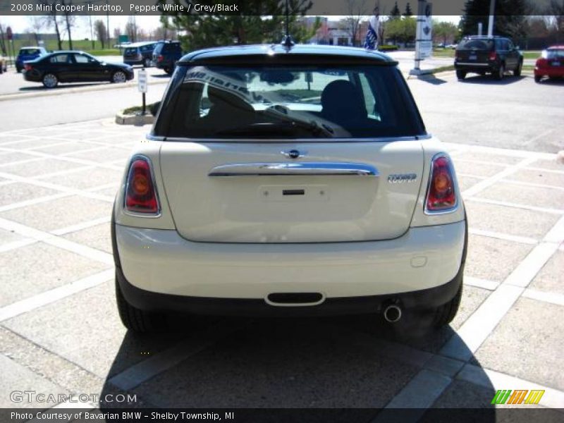 Pepper White / Grey/Black 2008 Mini Cooper Hardtop