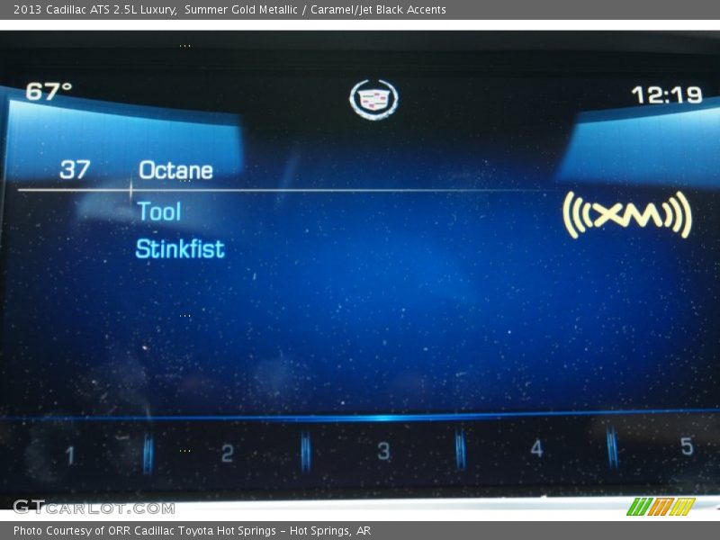 Summer Gold Metallic / Caramel/Jet Black Accents 2013 Cadillac ATS 2.5L Luxury