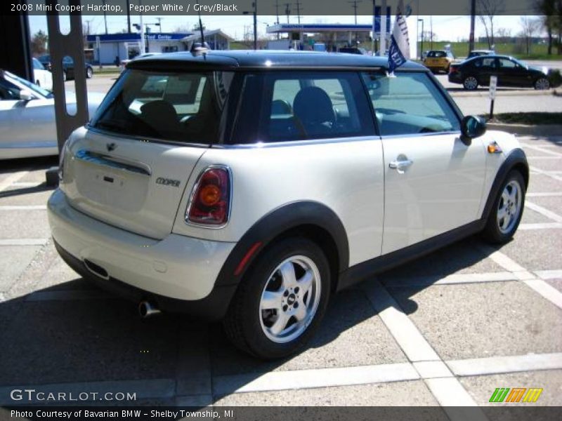 Pepper White / Grey/Black 2008 Mini Cooper Hardtop