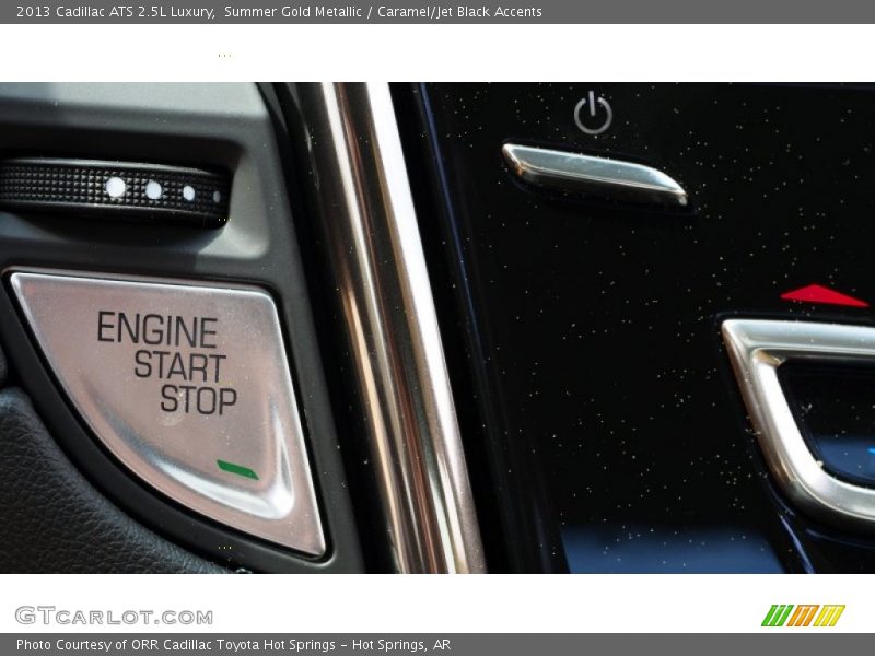 Summer Gold Metallic / Caramel/Jet Black Accents 2013 Cadillac ATS 2.5L Luxury