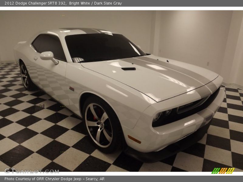 Bright White / Dark Slate Gray 2012 Dodge Challenger SRT8 392