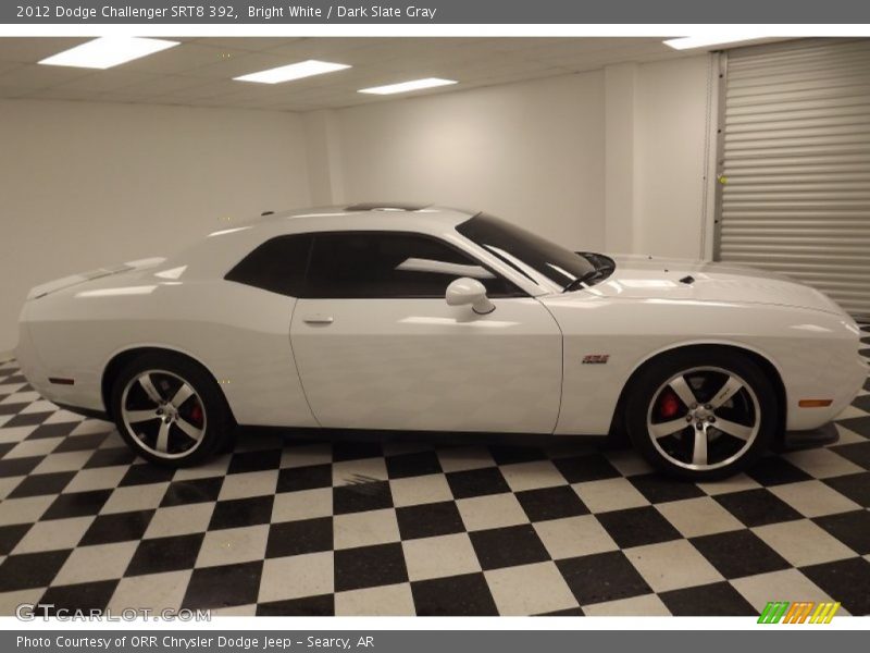 Bright White / Dark Slate Gray 2012 Dodge Challenger SRT8 392