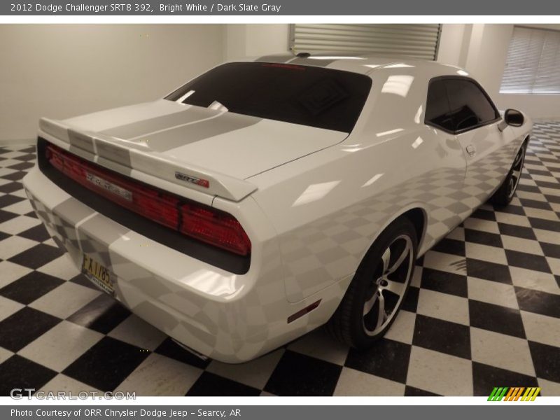 Bright White / Dark Slate Gray 2012 Dodge Challenger SRT8 392