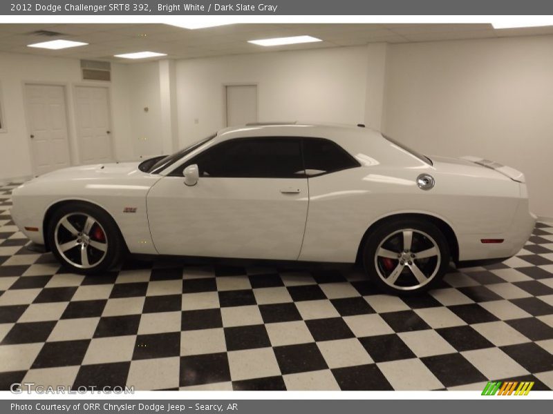 Bright White / Dark Slate Gray 2012 Dodge Challenger SRT8 392