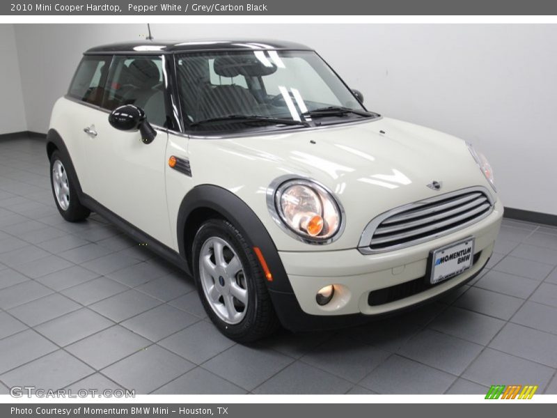Pepper White / Grey/Carbon Black 2010 Mini Cooper Hardtop