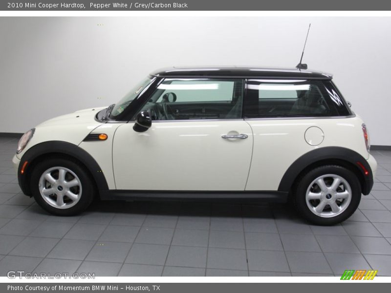 Pepper White / Grey/Carbon Black 2010 Mini Cooper Hardtop