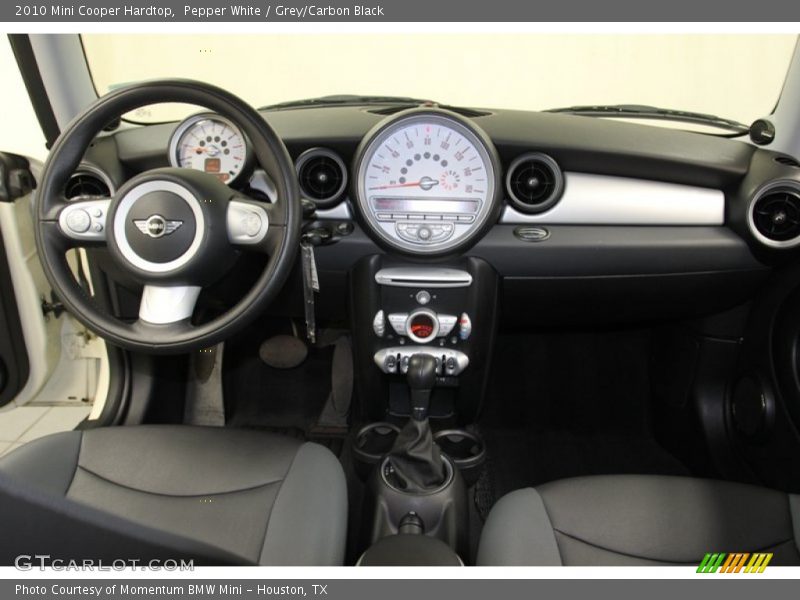 Pepper White / Grey/Carbon Black 2010 Mini Cooper Hardtop