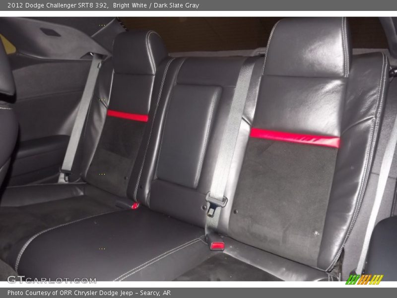 Bright White / Dark Slate Gray 2012 Dodge Challenger SRT8 392