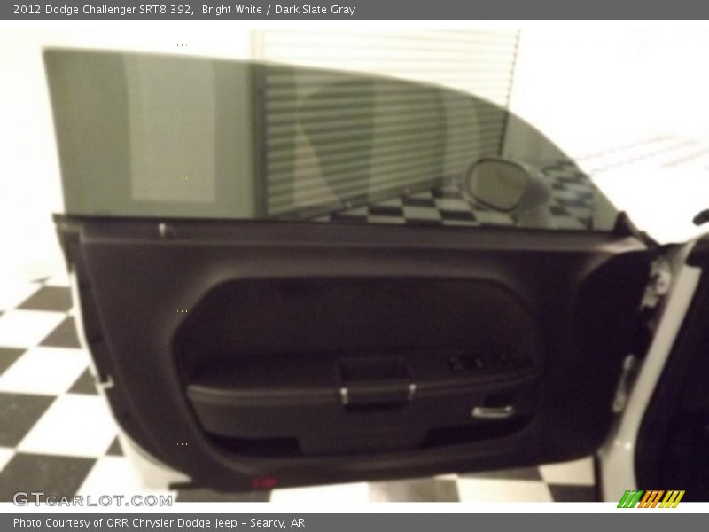 Bright White / Dark Slate Gray 2012 Dodge Challenger SRT8 392