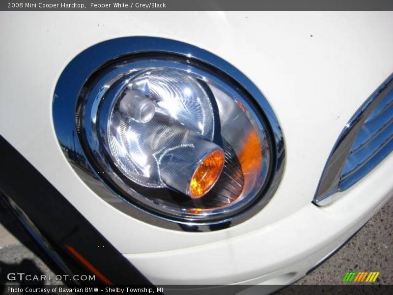 Pepper White / Grey/Black 2008 Mini Cooper Hardtop