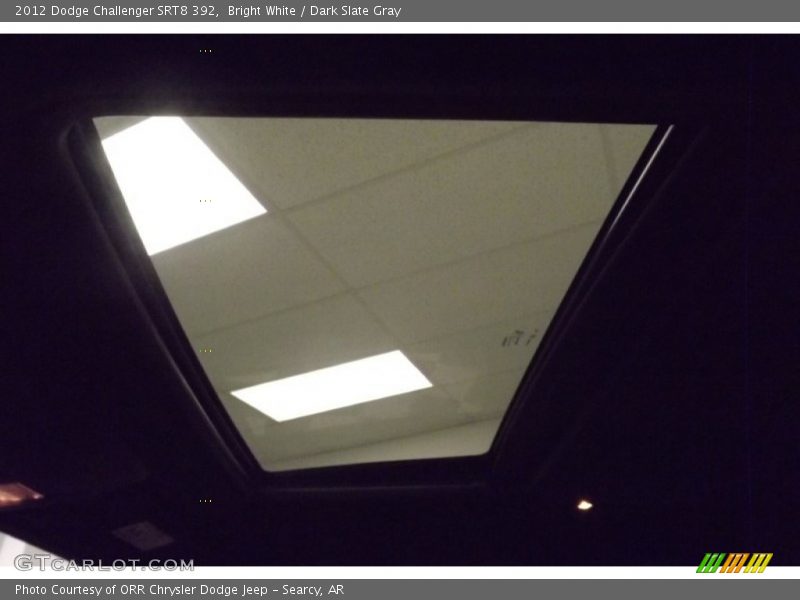 Bright White / Dark Slate Gray 2012 Dodge Challenger SRT8 392