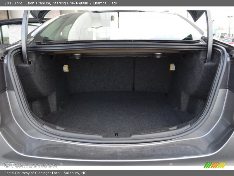 Sterling Gray Metallic / Charcoal Black 2013 Ford Fusion Titanium