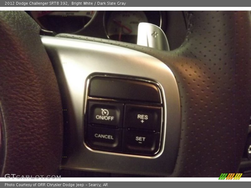 Bright White / Dark Slate Gray 2012 Dodge Challenger SRT8 392