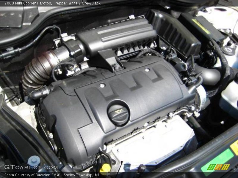 Pepper White / Grey/Black 2008 Mini Cooper Hardtop