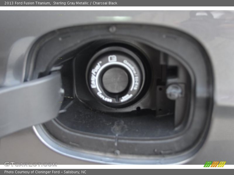 Sterling Gray Metallic / Charcoal Black 2013 Ford Fusion Titanium