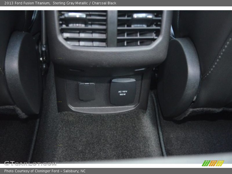 Sterling Gray Metallic / Charcoal Black 2013 Ford Fusion Titanium