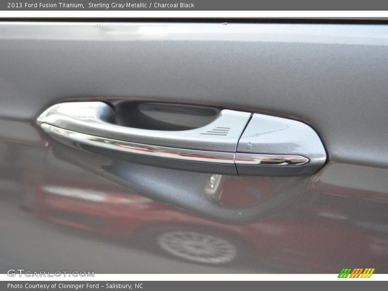 Sterling Gray Metallic / Charcoal Black 2013 Ford Fusion Titanium