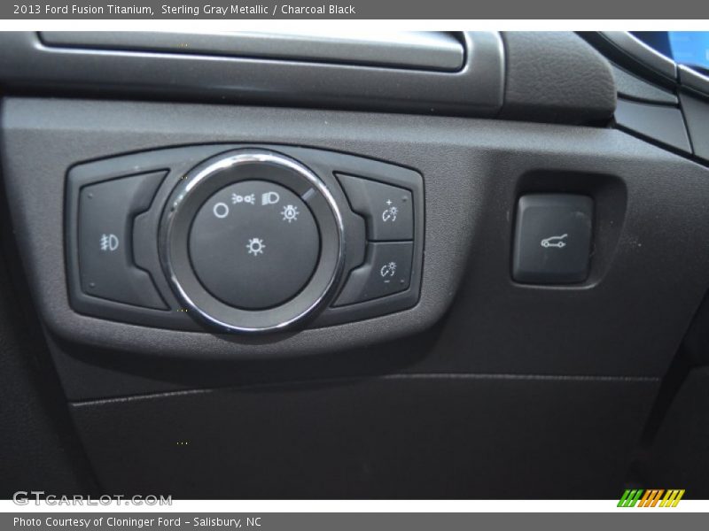 Sterling Gray Metallic / Charcoal Black 2013 Ford Fusion Titanium