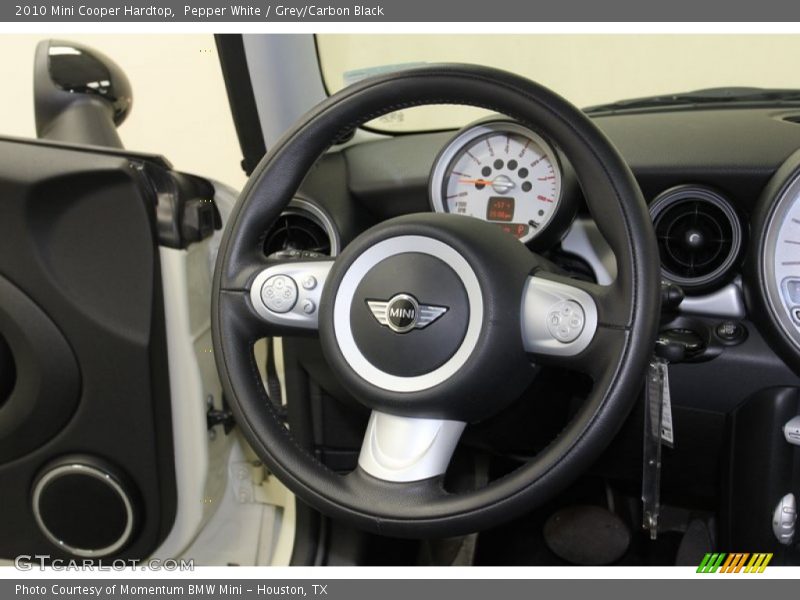 Pepper White / Grey/Carbon Black 2010 Mini Cooper Hardtop