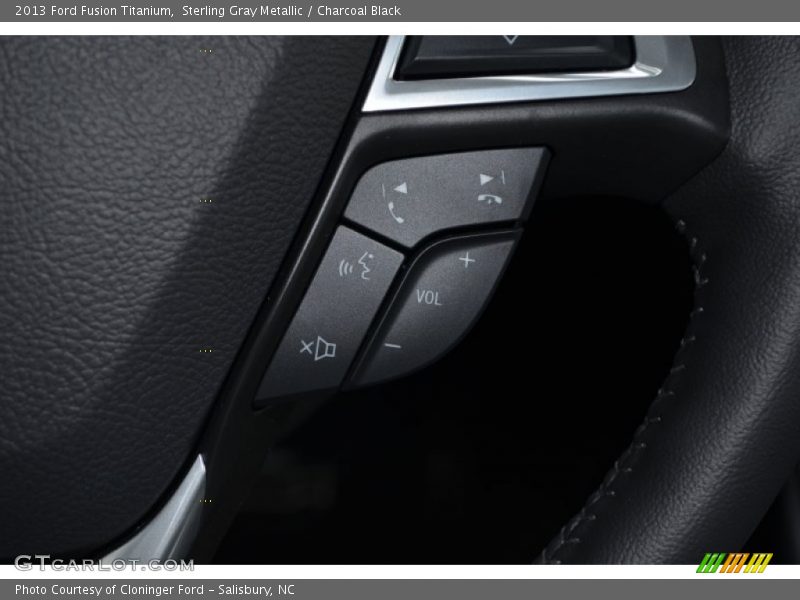 Sterling Gray Metallic / Charcoal Black 2013 Ford Fusion Titanium