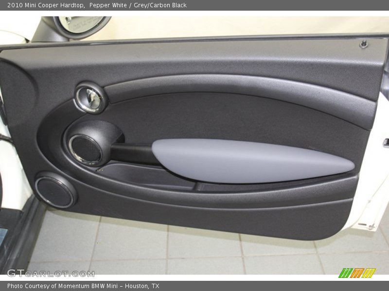 Pepper White / Grey/Carbon Black 2010 Mini Cooper Hardtop