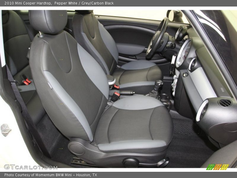 Pepper White / Grey/Carbon Black 2010 Mini Cooper Hardtop