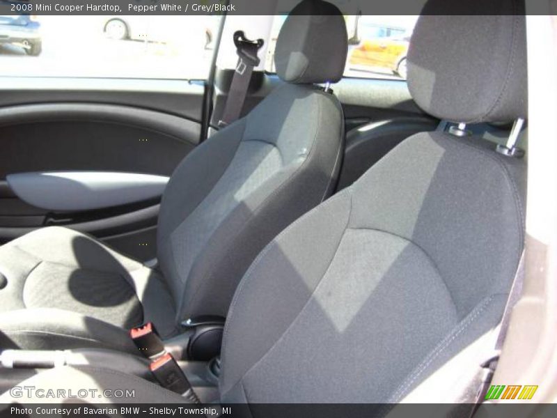 Pepper White / Grey/Black 2008 Mini Cooper Hardtop